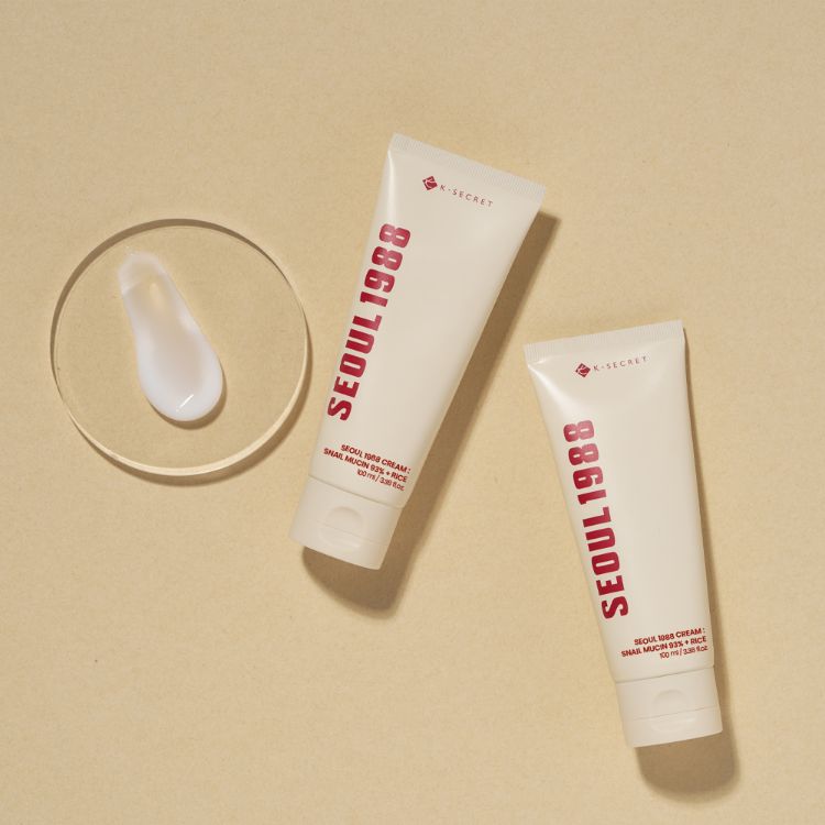 [KSECRET] SEOUL 1988 CREAM : SNAIL MUCIN 93% + RICE 100ML