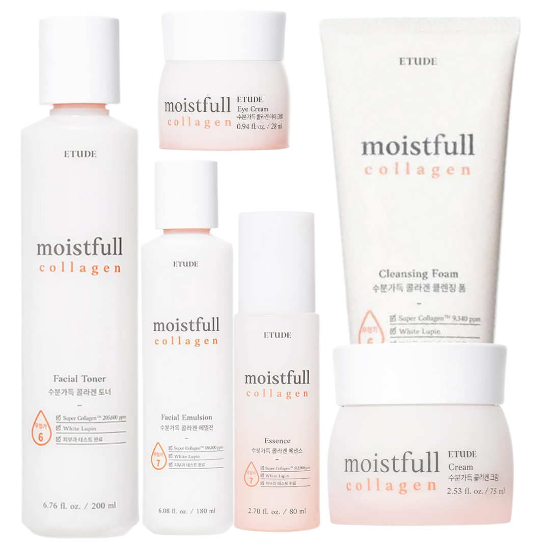 [ETUDE] Moistfull Collagen Complete Full Set with 2pcs Intense Sheet Mask