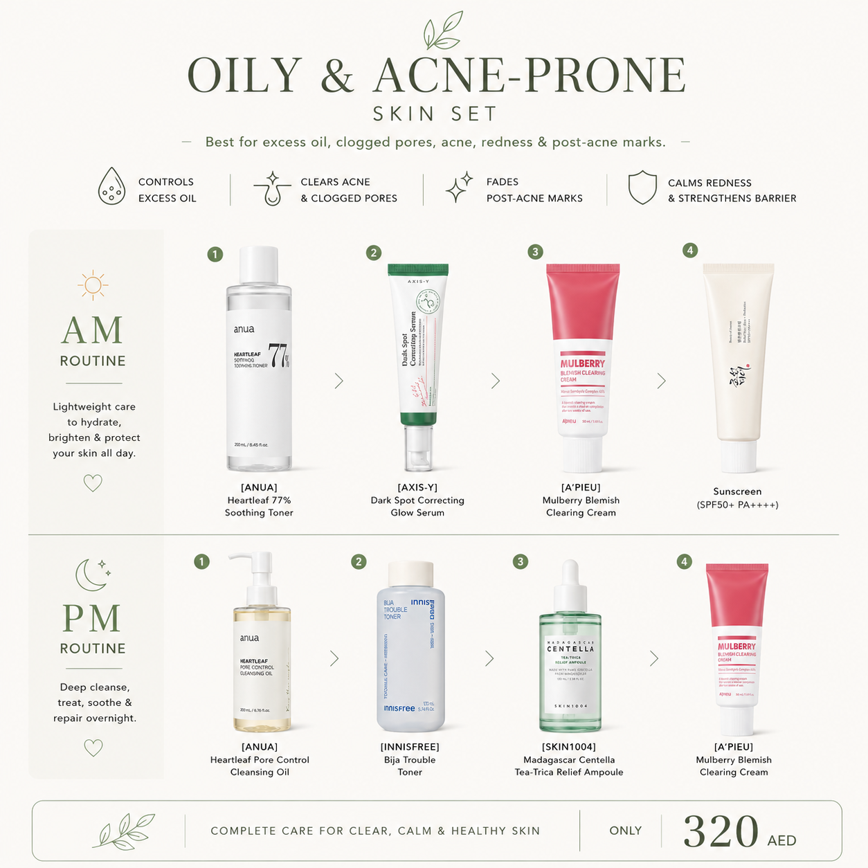 Oily & Acne-Prone Skin Set