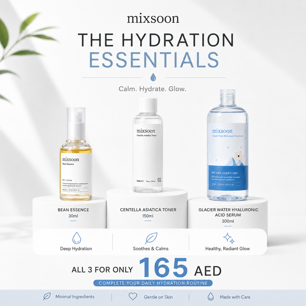[MIXSOON] Hydration & Repair Skincare Set