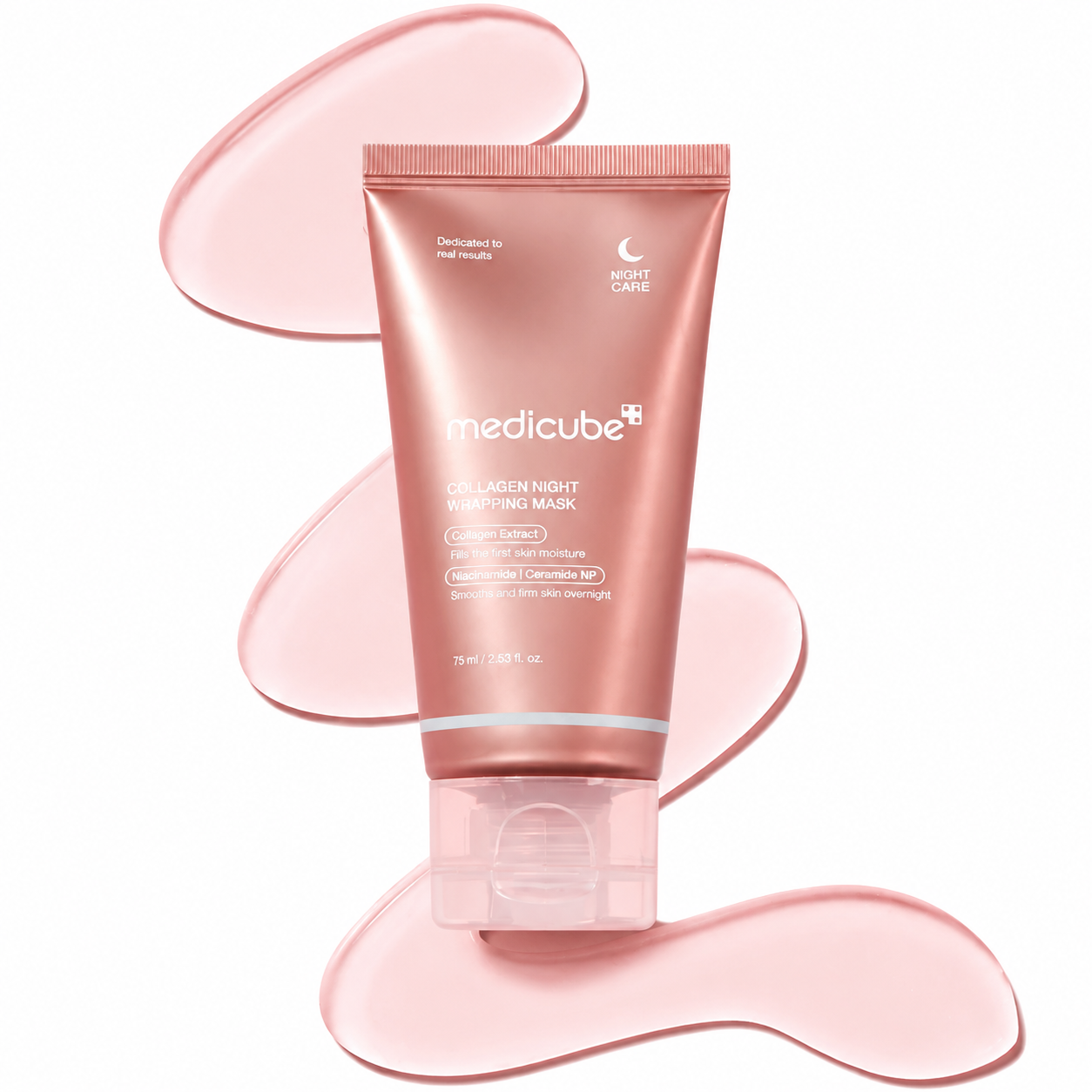[MEDICUBE] COLLAGEN NIGHT WRAPPING MASK 75ML