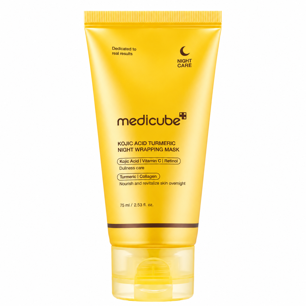 [MEDICUBE] KOJIC ACID TURMERIC NIGHT WRAPPING MASK 75ML