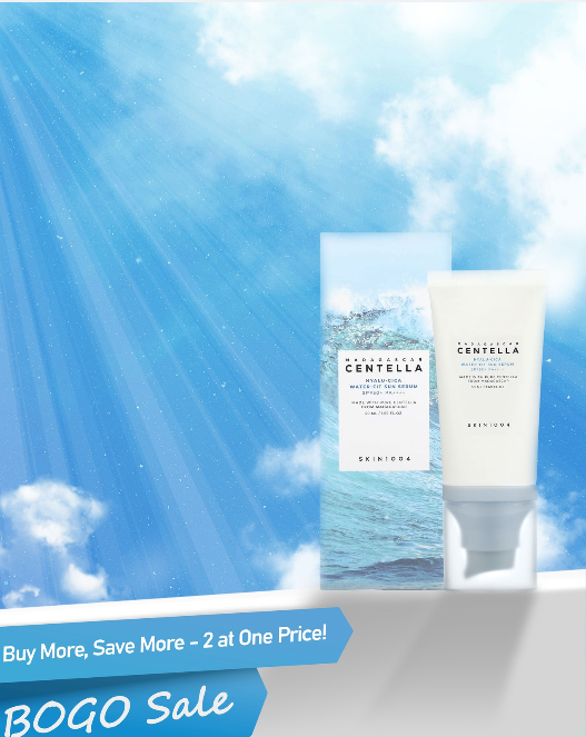 [SKIN1004] Madagascar Centella Hyalu-Cica Water-Fit Sun Serum 50ml 2pc