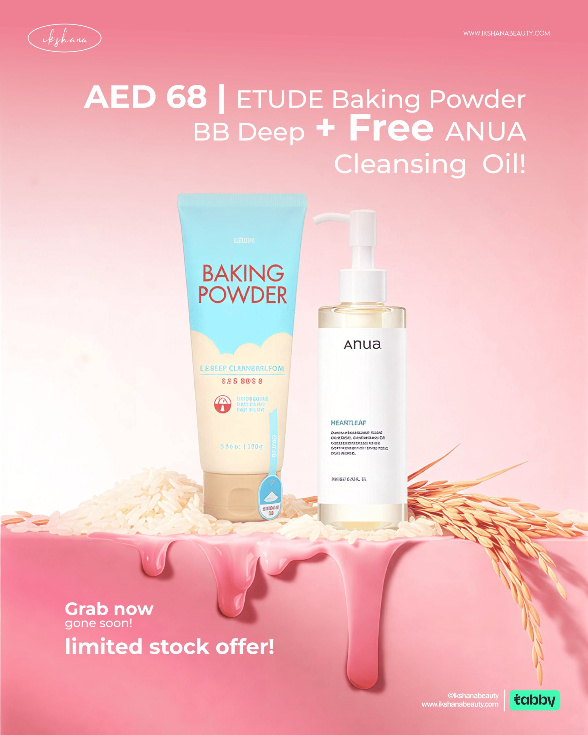[ETUDE] Baking Powder B.B Deep Cleansing Foam 160ml + FREE [ANUA] Heartleaf Pore Control Cleansing Oil 200ml
