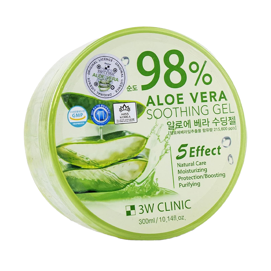 [3W Clinic] 98% Aloe Vera Soothing Gel 300ml/10.14oz